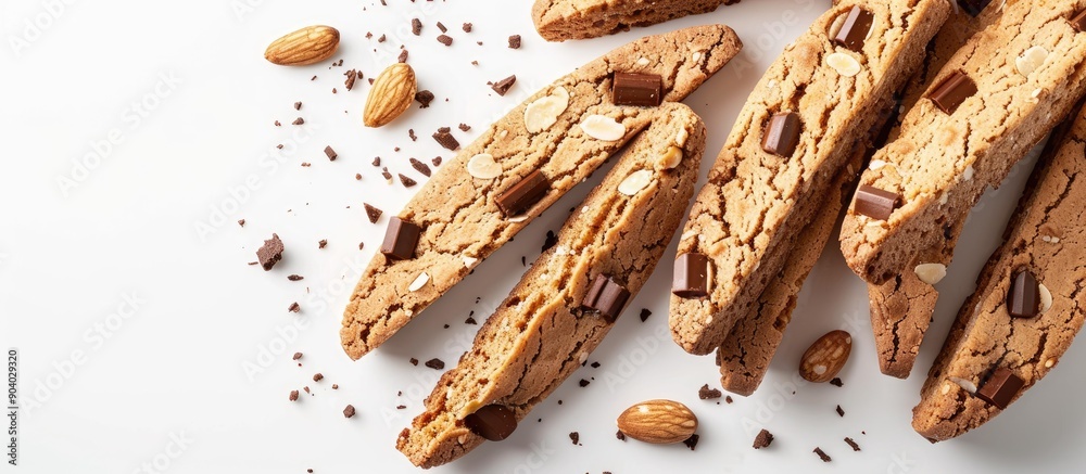 Poster Biscotti displayed on a white backdrop with copy space image