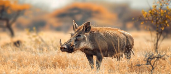 Warthog fabric prints