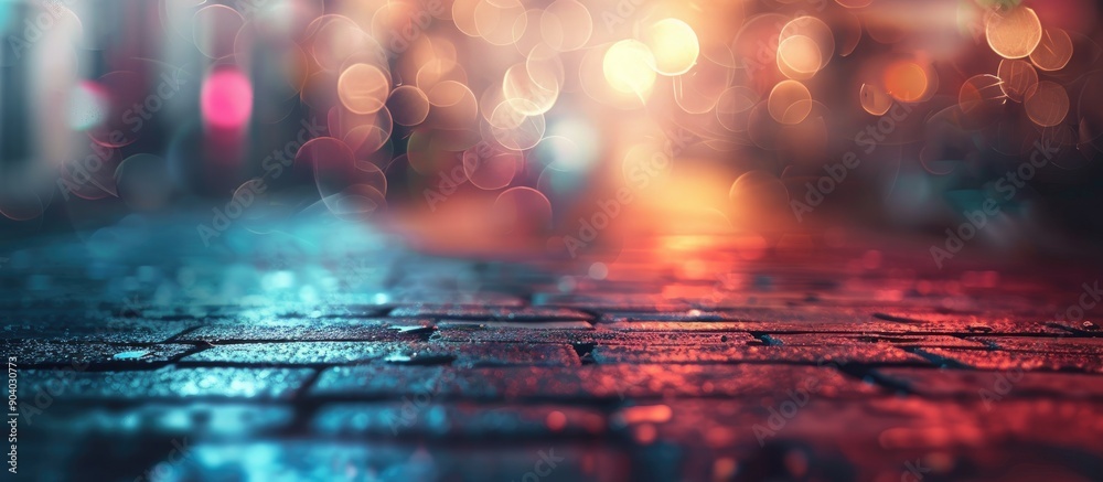 Aufkleber Abstract urban texture background with defocused elements for copy space image