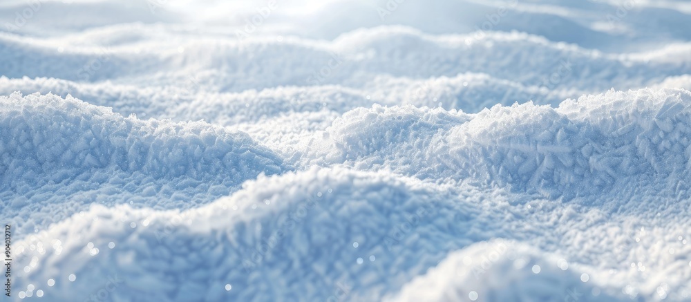 Poster Background with fresh snow suitable for a copy space image