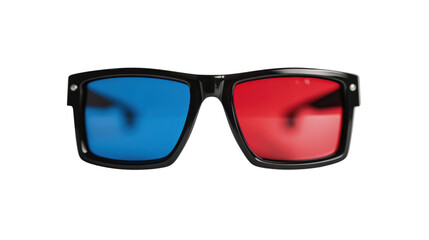 Cinema 3d glasses on transparent background