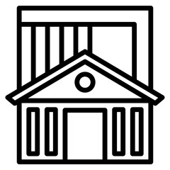House Icon Element For Design