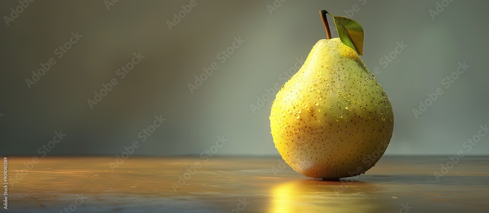 Poster Pear images with no background providing room for additional elements in the picture
