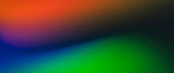 Abstract Rainbow Gradient with Dark Multicolor Vector and Blurred Shine