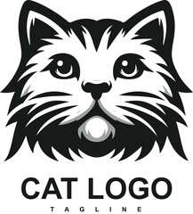 Cat Logo Icon Symbol Vector Illustrations