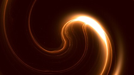 energievoller leuchtender wellenförmiger, Lichtschweif, Blitz, Energie, Reaktion, Spannung, Technik, Wissenschaft, Elektrizität, Dynamik, futuristisch, Design, Hochspannung, Energieversorgung, gold
