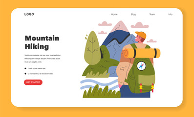 Vacation. Flat Vector Illustration