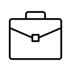 Business portofolio, bag or briefcase icon color editable