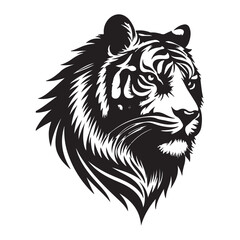 Tiger head vector