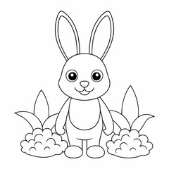 coloring page for kids simple coloring page vector illustration