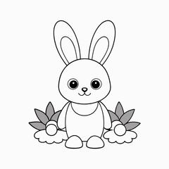 coloring page for kids simple coloring page vector illustration