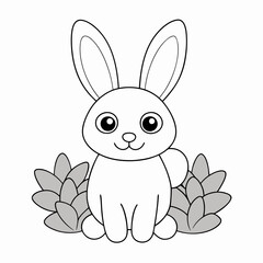 coloring page for kids simple coloring page vector illustration
