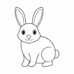 coloring page for kids simple coloring page vector illustration