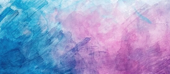 Obraz premium Abstract hand drawn background in blue pink and purple paint with a paper texture perfect for cards banners logos and presentations featuring brushstroke textures ideal for your design Copy space imag