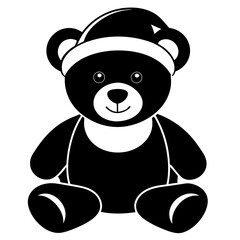 create a full funny christmas bird vector illustration