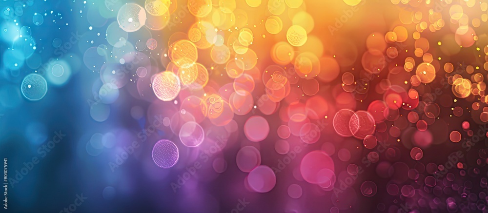 Poster colorful background with blurred elements perfect for adding text or graphics to the copy space imag