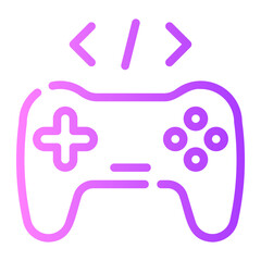 game development gradient icon