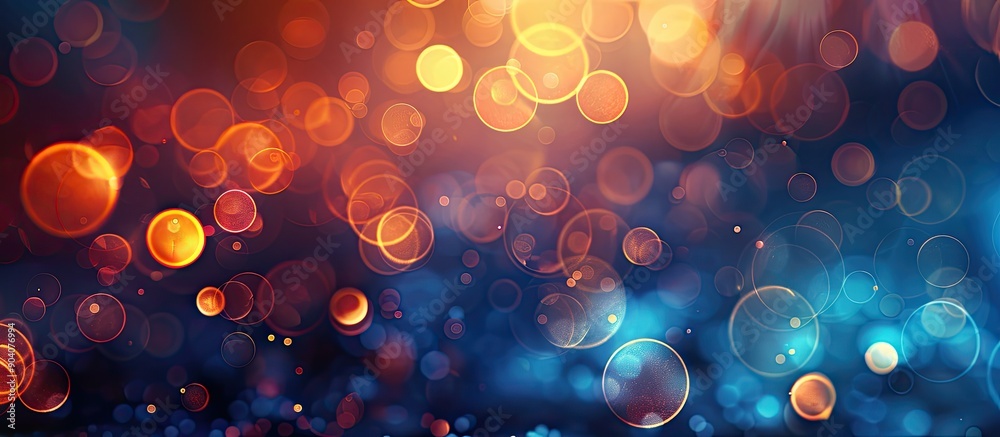 Aufkleber A bokeh background with a blurred out of focus effect ideal for a copy space image