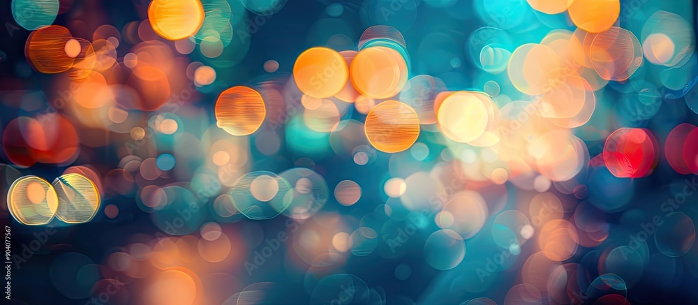 Aufkleber a background image with a blurred bokeh effect for copy space image