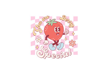 You are berry special, Retro Quote PNG Sublimation design