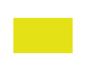 Rectangle Shape Symbol Yellow Graphic Design Element Vector Illustration