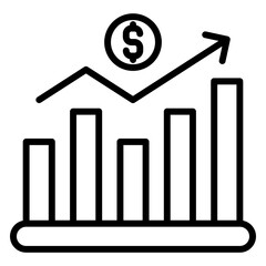 Stock Market Icon Element For Design