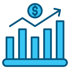 Stock Market Icon Element For Design