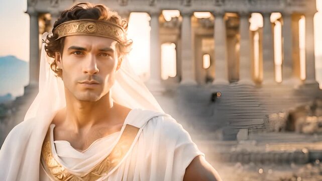 God Apollo close-up, Greek mythology, Apollo