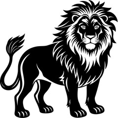 Lion Silhouette Vector 