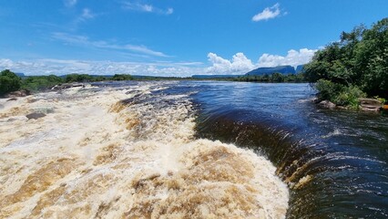 Venezuela perfect landscape waterfall beach