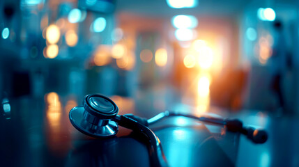 Healthcare in medicine, focusing on the treatment and clinical care provided to patients, with selective focus, medical practice theme, dynamic, Silhouette, in a doctor's office