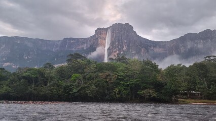 Venezuela perfect landscape waterfall beach