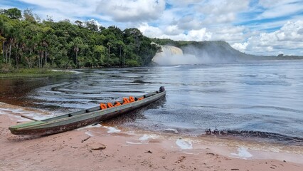 Venezuela perfect landscape waterfall beach