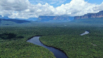 Venezuela perfect landscape waterfall beach