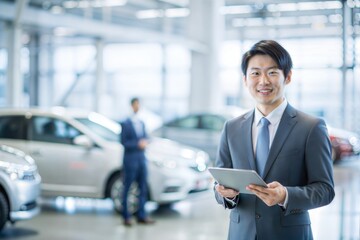 日本の自動車ディーラーの販売業務を統括するマネージャー
