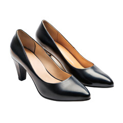 Lady shoe isolated on white background, png format