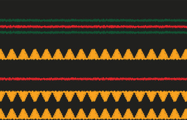 Ethnic abstract ikat art. Aztec ornament print. geometric ethnic pattern seamless  color oriental.  Design for background ,curtain, carpet, wallpaper, clothing, wrapping, Batik, vector illustration.