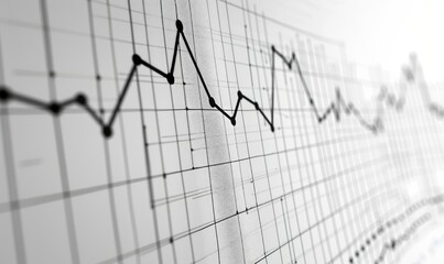 Line graph with upward trend