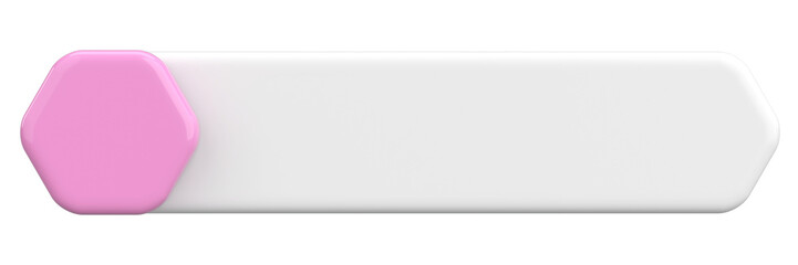 Profile tab. Social media profile. 3D illustration.