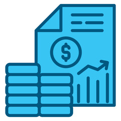 Profits Icon Element For Design