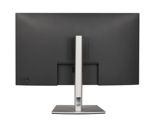 pc monitor path isolated on white back view