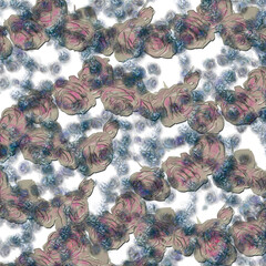 Abstract Interiors Decorative 3d Grunge texture Wallpaper design background