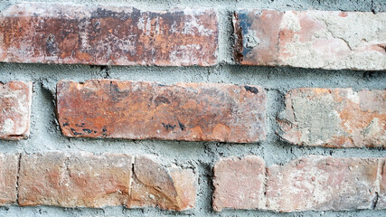 Wall from old bricks. Perfect as a background or texture.