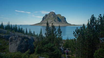 Mt."Søla" outside the island of "Vega" in Helgeland, Northern Norway © stein