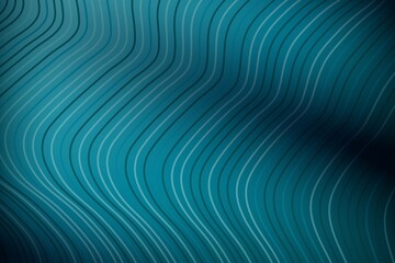 Abstract blue background with wavy lines.