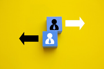 Staff turnover and staff replacement concept; Human resource management