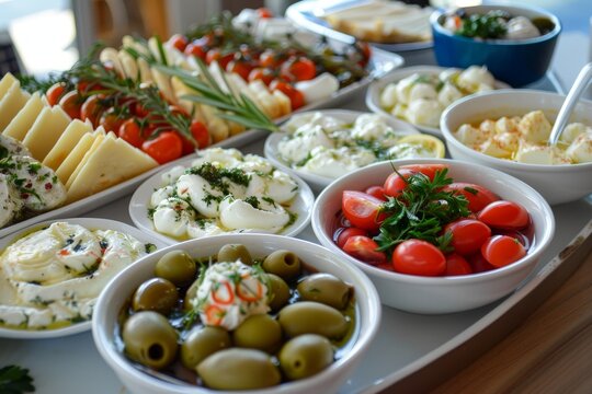 Appetizers from the Aegean