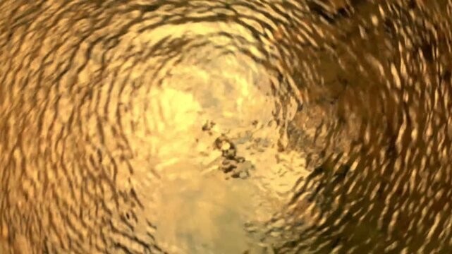 Golden Vortex Portal Gate Seamless Loop Motion Background