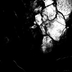 Black or Dark Gray Rough Grainy Stone Texture Background