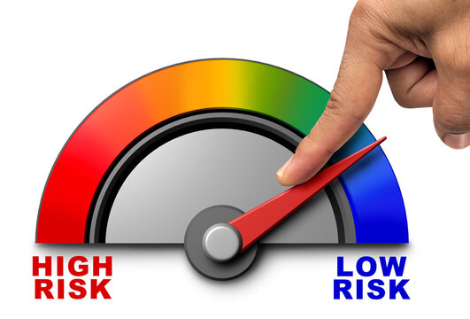 Risk Mitigation and managing risk controlling and increasing security and safeguarding threats by taking action to shield protect and insure from hazards as a business insurance symbol.